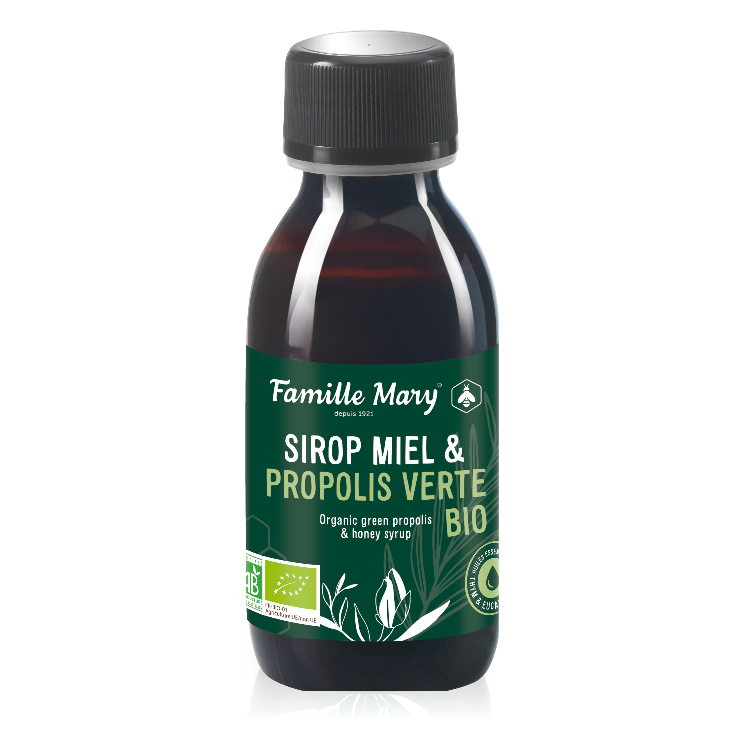 Famille Mary/Сироп с Пчелен мед и Зелен прополис органик /150 ml